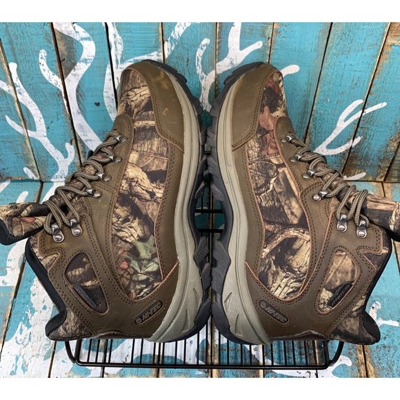 HI-TEC MENS STRIKER WP WATERPROOF CAMO ANKLE BOOTS SIZE 9 Worn Once - Picture 8 of 10